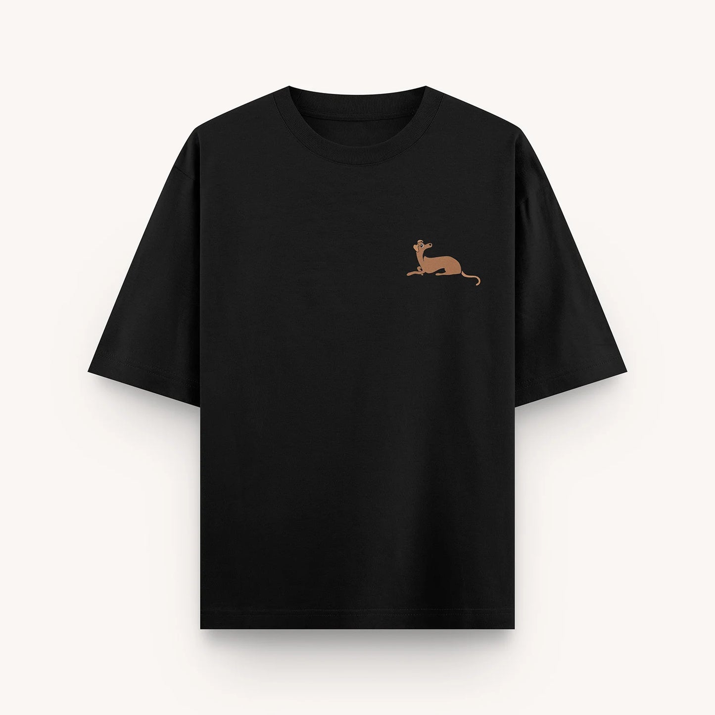 Gotta Pet'em All - Black, Oversized Tshirt, 220 GSM