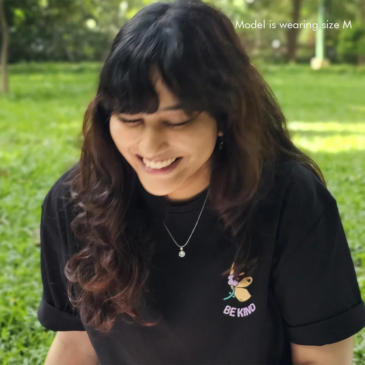 Be Kind To All Kind - Black, Oversized Tshirt, 220GSM