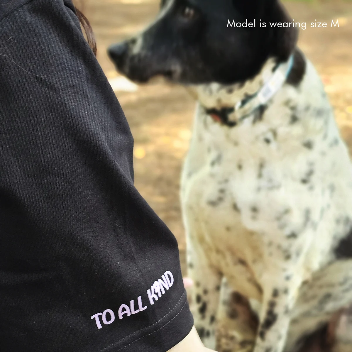 Be Kind To All Kind - Black, Oversized Tshirt, 220GSM