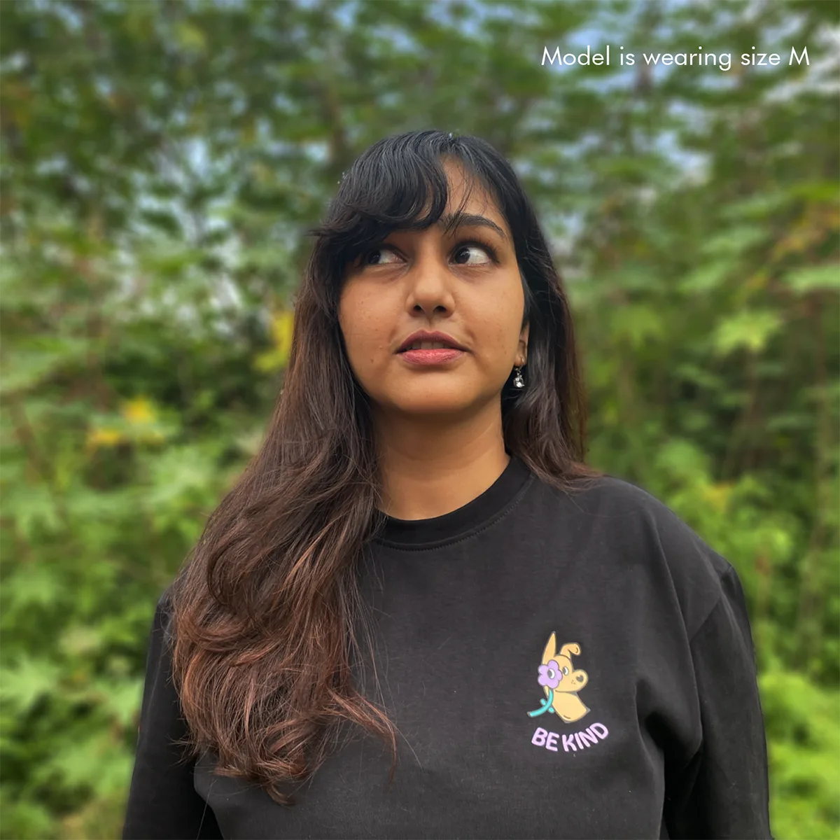 Be Kind To All Kind - Black, Oversized Tshirt, 220GSM