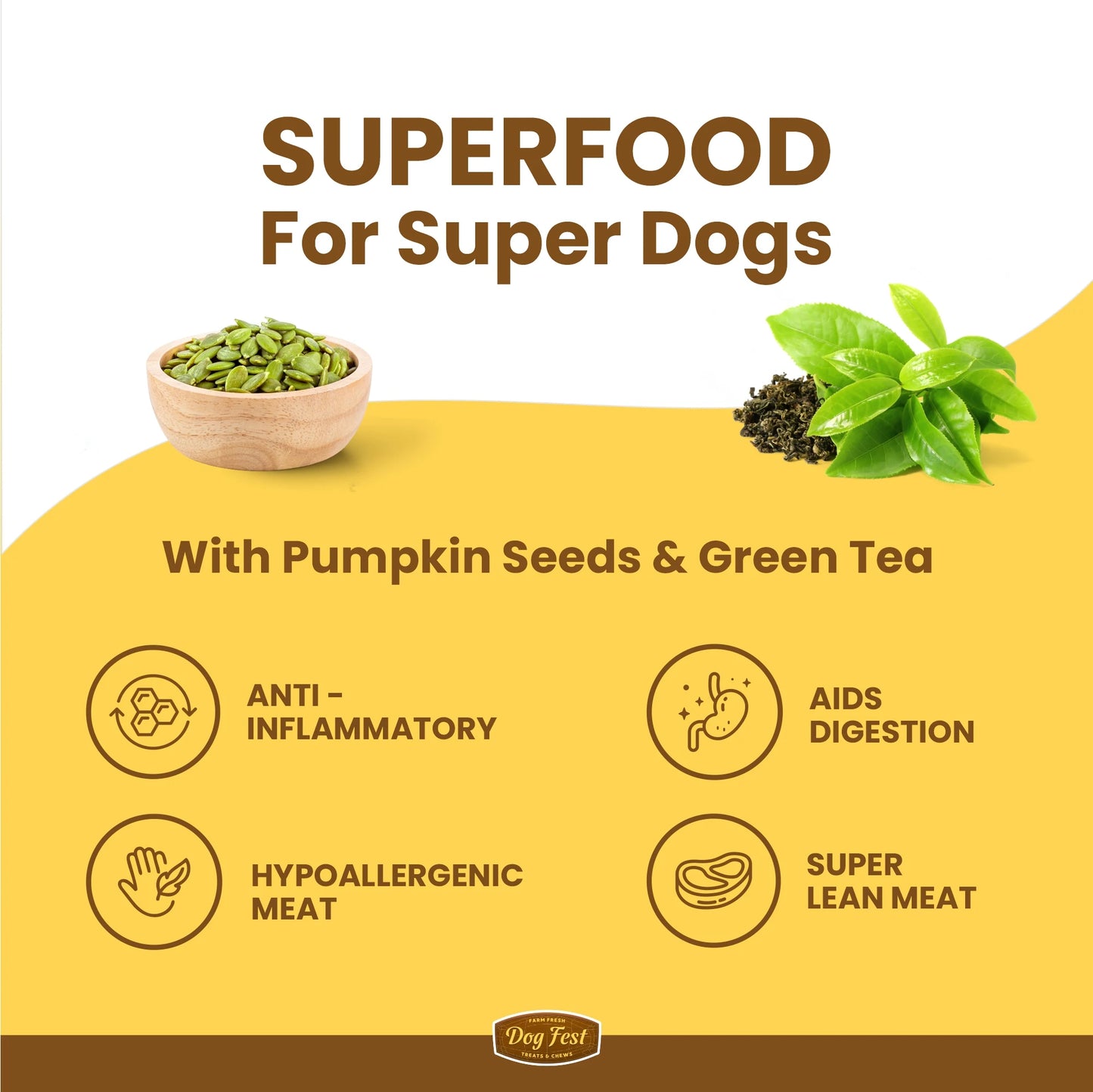 Dog Training Treats - Rabbit & Pumpkin Seeds, Dog Fest