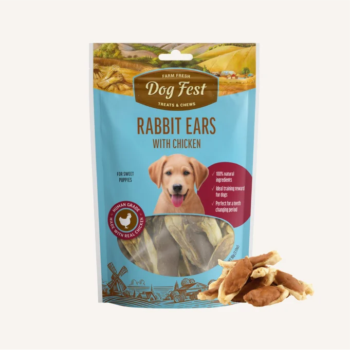 Rabbit Ears with Chicken, Dog Fest
