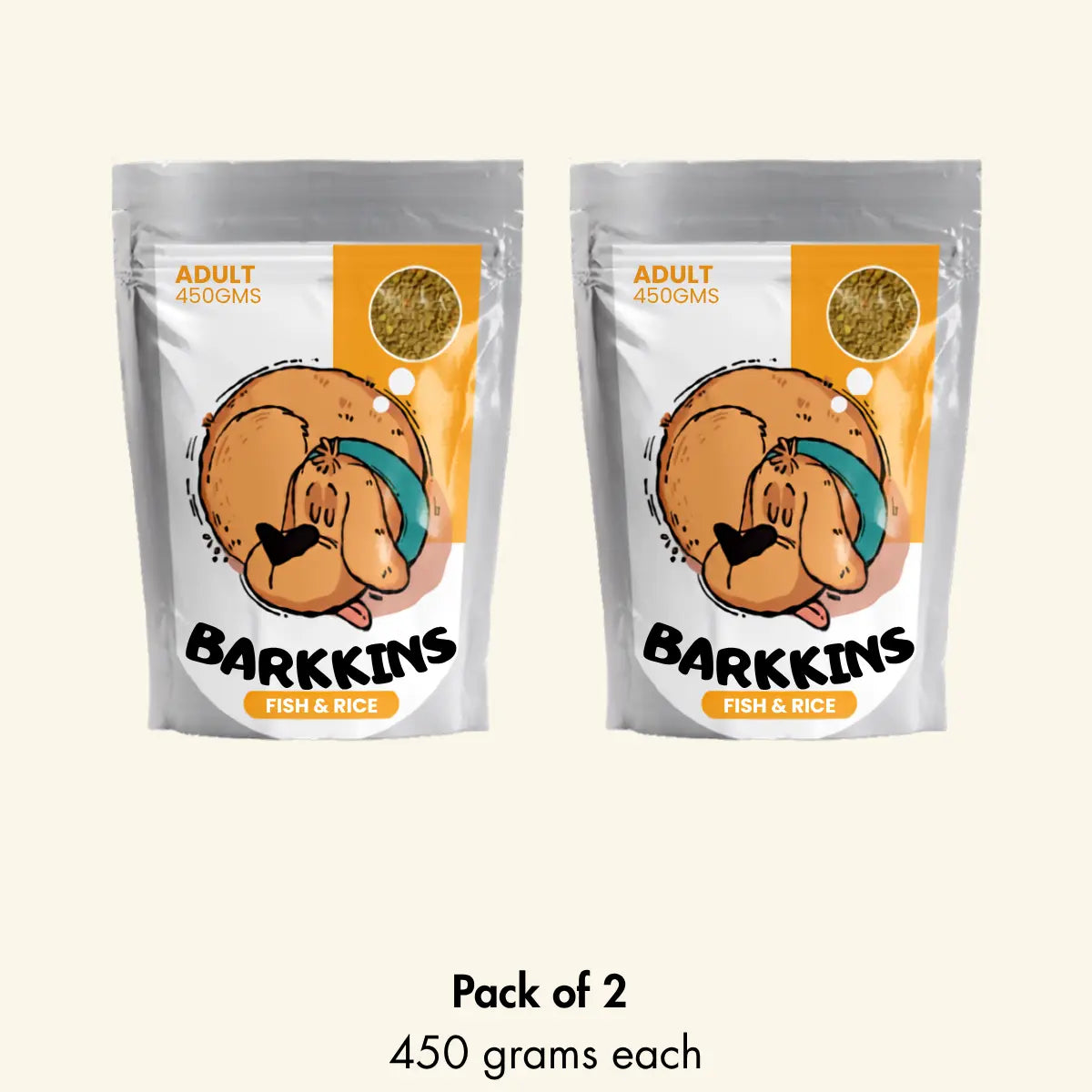 Fish & Rice Meal for Dogs, Barkkins