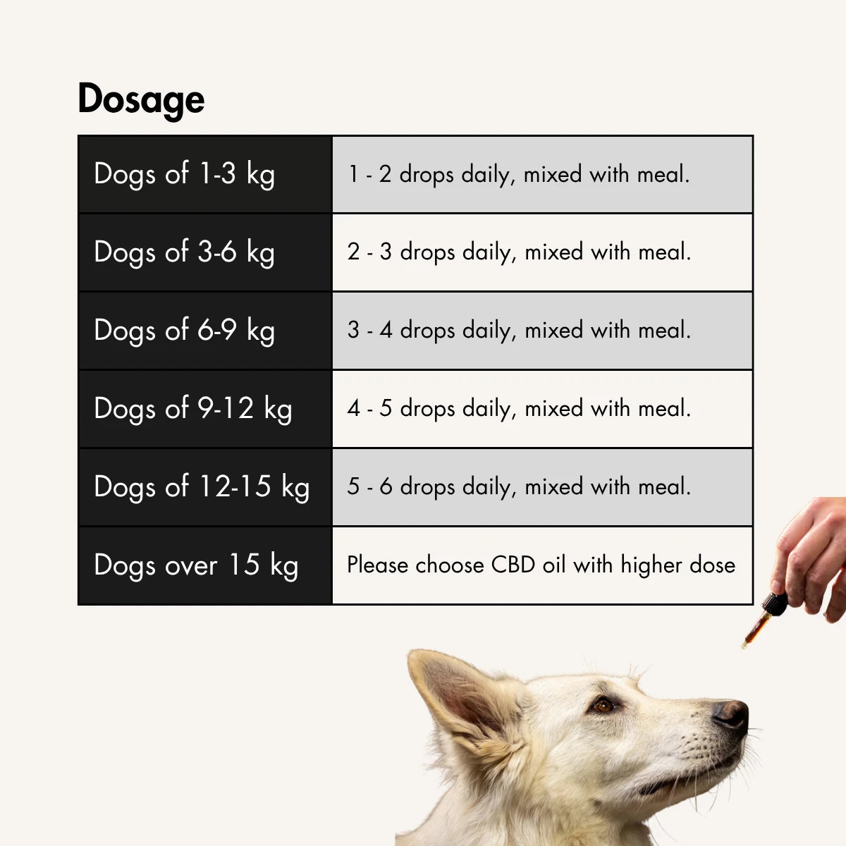 CBD Oil for Dogs 250 MG, 30 ml (MCT base)