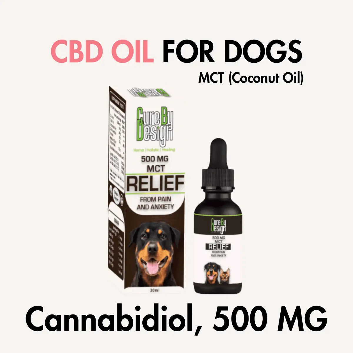 CBD Oil for Dogs, 30 ml (MCT base)