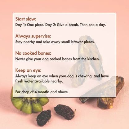 How to give Canine Craving dehydrated chicken wings to your dog
