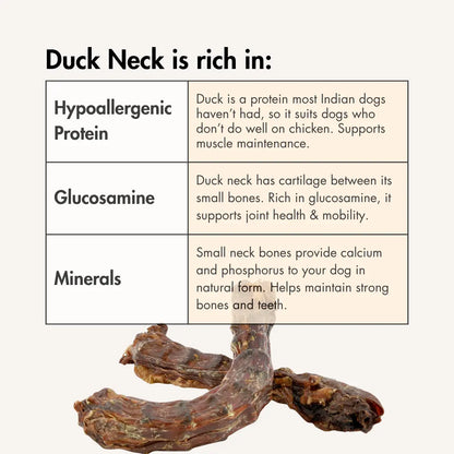 Key benefits of Canine Craving dehydrated duck neck for dogs