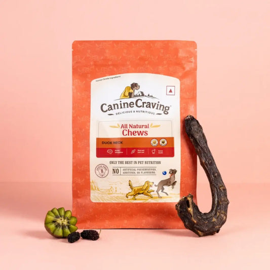 Canine Craving Dehydrated Duck Neck for dogs, 1-piece pack