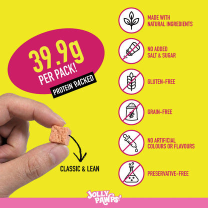 Key benefits of Jolly Pawps chicken cubes with turkey for dogs