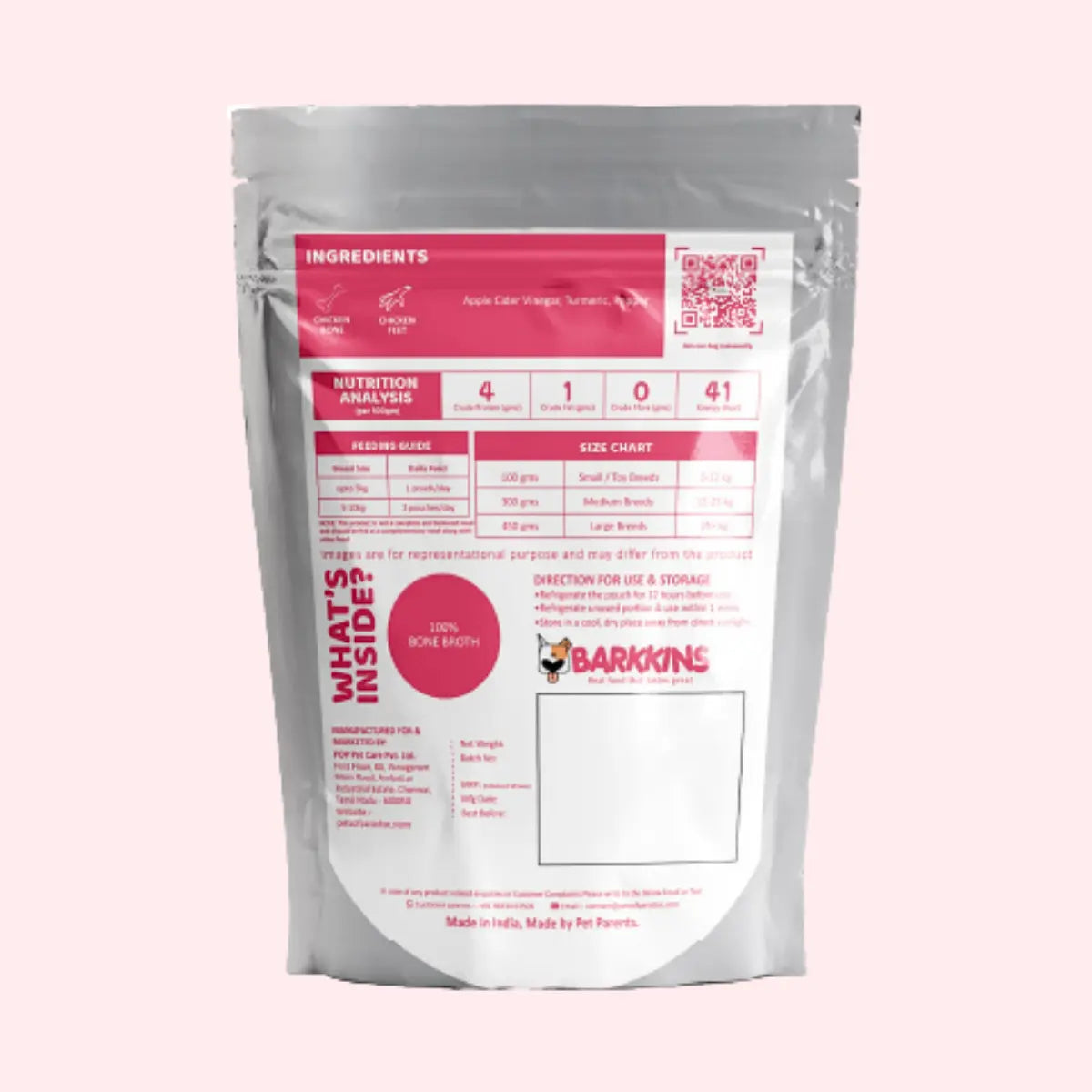 Jelly Chicken Broth for Dogs, Barkkins