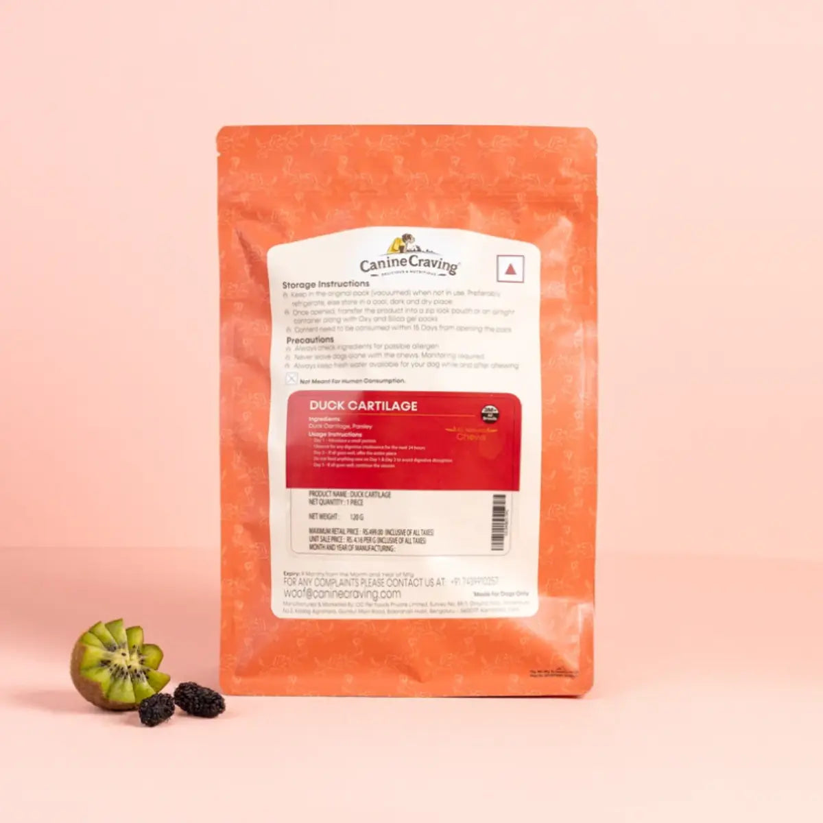 Dehydrated Duck Cartillage for Dogs, 1 Piece by Canine Craving