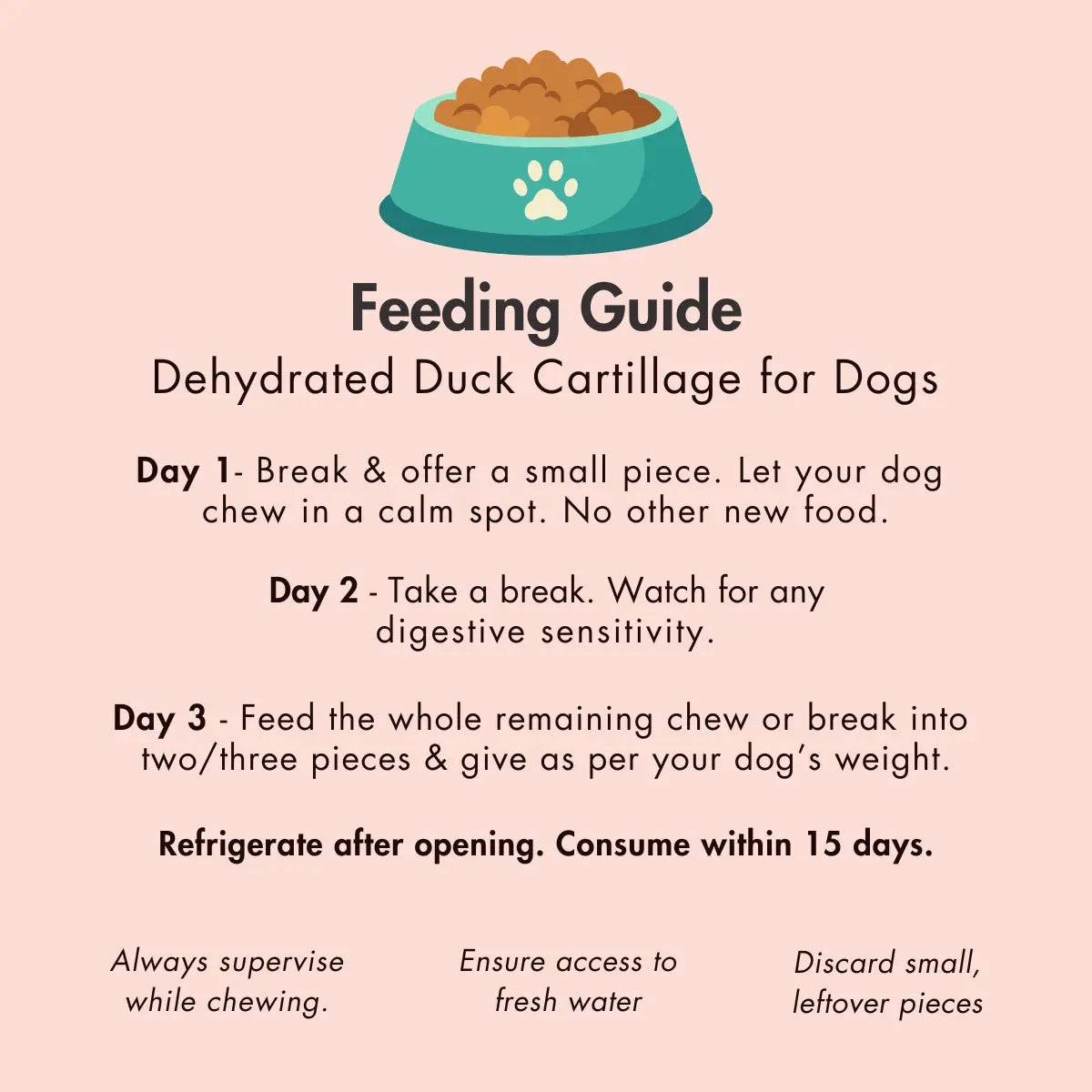 Dehydrated Duck Cartillage for Dogs, 1 Piece by Canine Craving