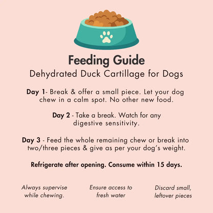 Dehydrated Duck Cartillage for Dogs, 1 Piece by Canine Craving