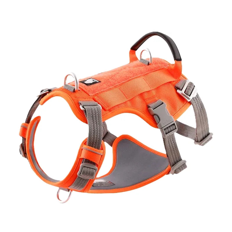 Escape Proof Dog Harness - Vibrant Orange, Truelove