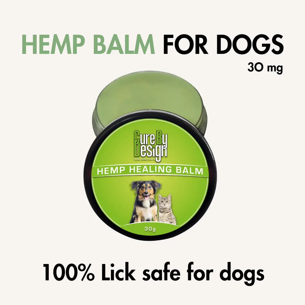 Hemp Healing Balm, 30g (Unscented)