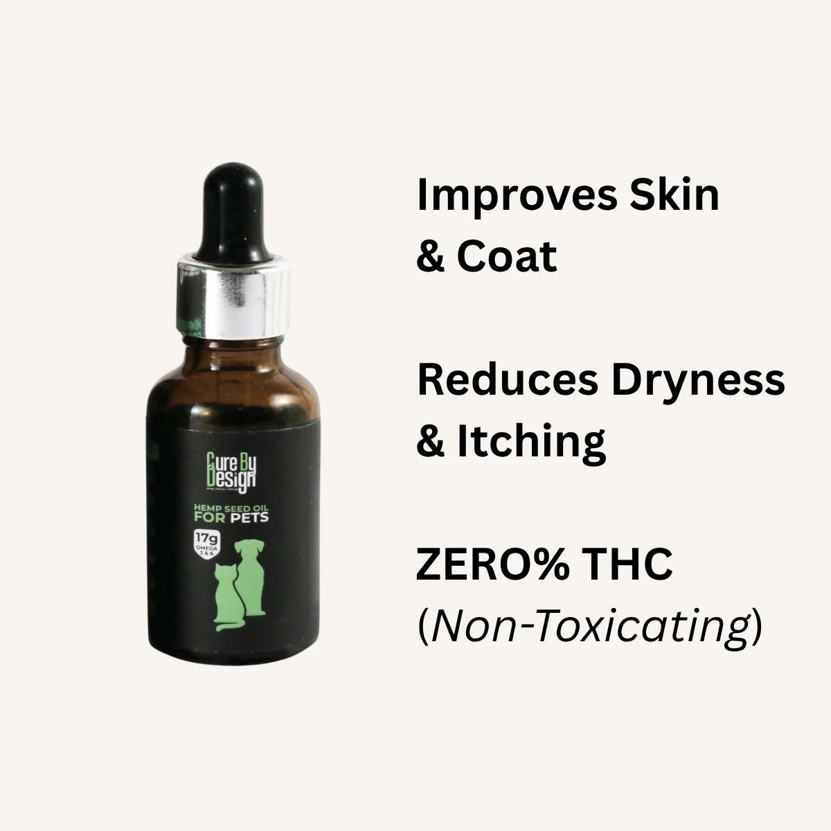 Hempseed oil for dogs, 30ml