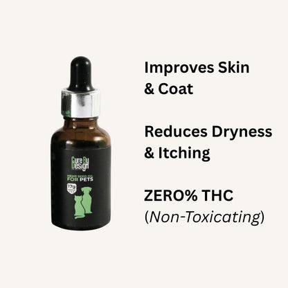 Hempseed oil for dogs, 30ml