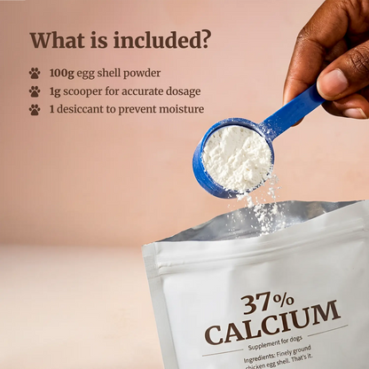 37% Calcium Eggshell Powder for Dogs, Honst
