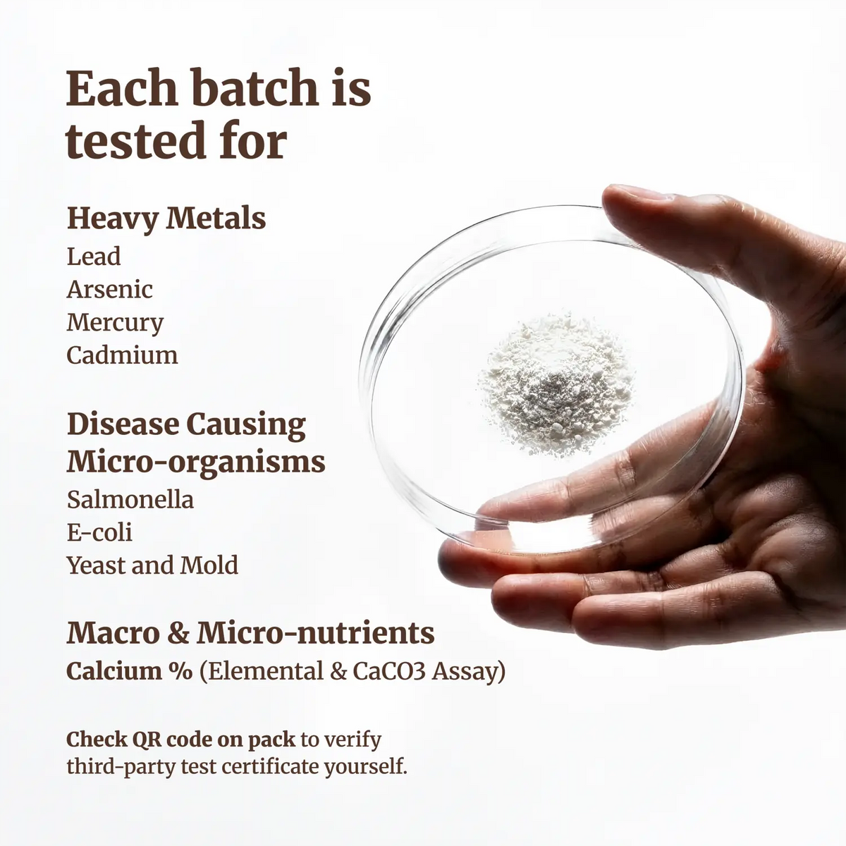 37% Calcium Eggshell Powder for Dogs, Honst