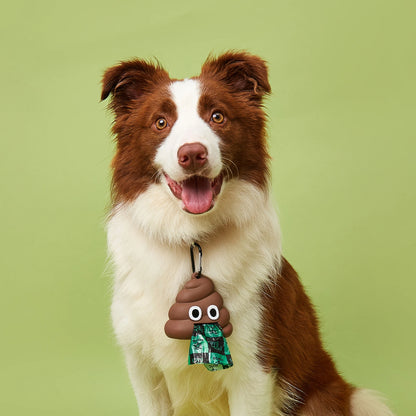 Dog Poop Bags (8 rolls x 17 bags per roll), FOFOS