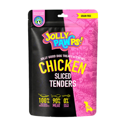 Jolly Pawps Chicken Sliced Tenders for dogs, 85 g pack