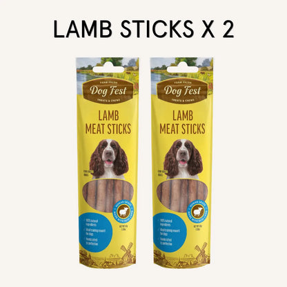 Duck, Lamb & Rabbit Meat Sticks for Dogs, 45 gm x 3
