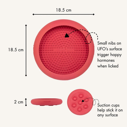 LickiMat UFO, Slow Feeder Bowl for Dogs
