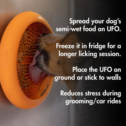 LickiMat UFO, Slow Feeder Bowl for Dogs