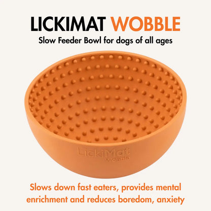 LickiMat Wobble — What to fill it with: curd, peanut butter, bone broth, banana