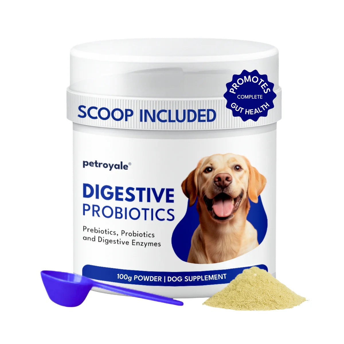 Digestive Probiotics & Prebiotics for Dogs, 100 g – thePack Store