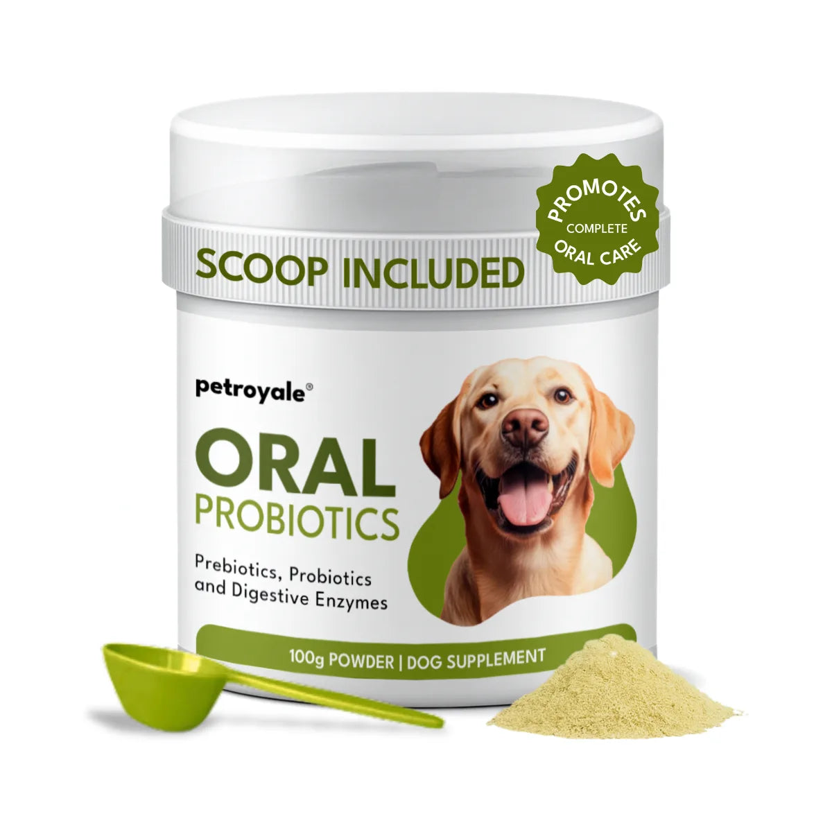 Dental Probiotics & Prebiotics for Dogs, 100 g