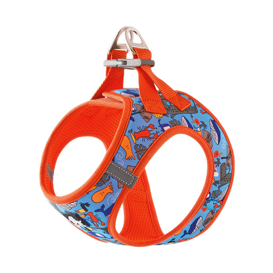 Step In Harness for Small Dogs - Firecracker Orange, Truelove