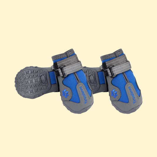 All-Weather Dog Shoes, Truelove (Blue, Set of 4)