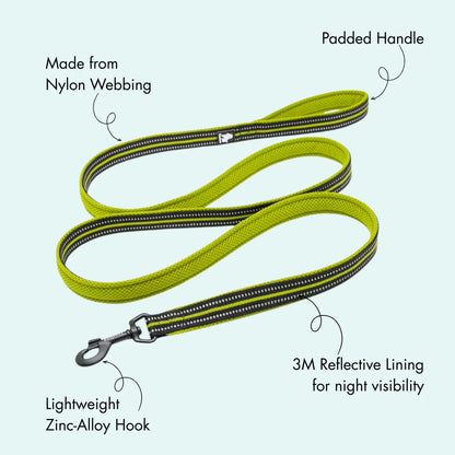 Padded Dog Leash - Yellow, Truelove