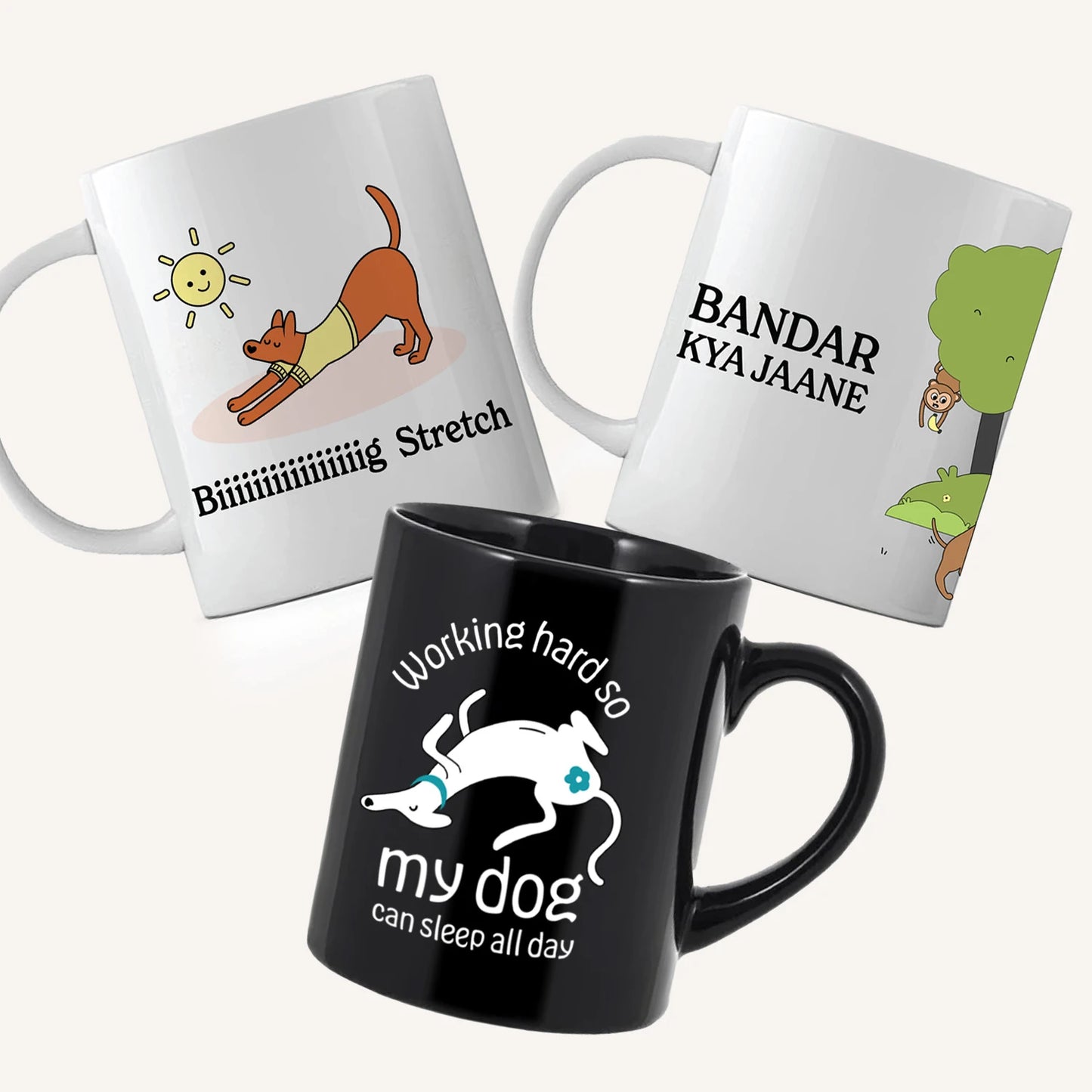 Set of all 3 - Coffee Mugs