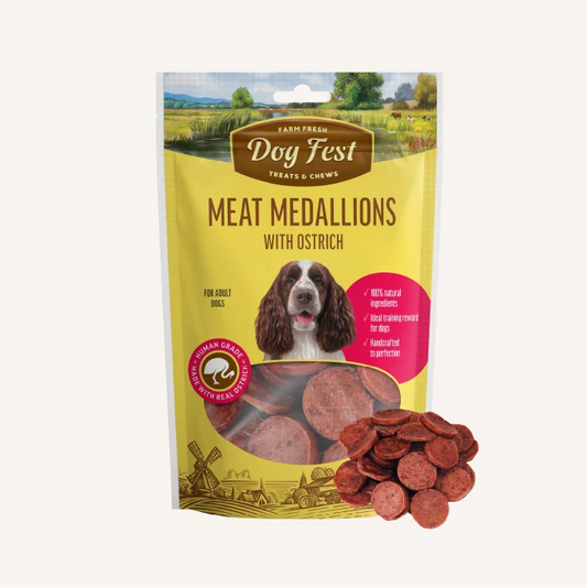 Meat Medallions with Ostrich, Dog Fest