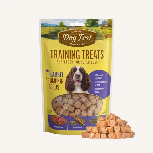 Dog Training Treats - Rabbit & Pumpkin Seeds, Dog Fest