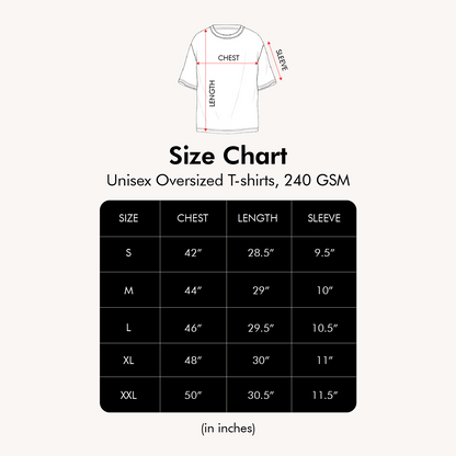Plans with My Dog - Beige, Oversized Tshirt, 240 GSM